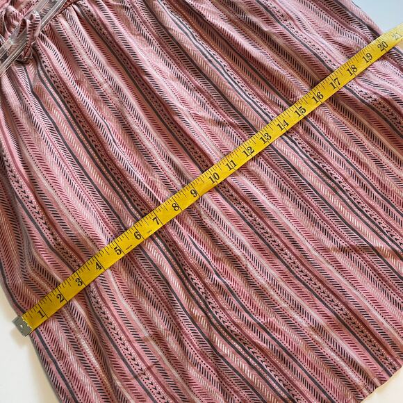 Kuhl Lucie Dress Womens Large Peony Pink Print V-Neck Strappy Athleisure - Picture 11 of 12